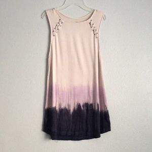 Hollister purple ombré tank top
